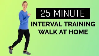 25 Minute Interval Training Walk At Home Workout- Workouts with Jordan