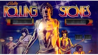 1980 Bally ROLLING STONES Pinball Machine In Action