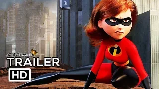 INCREDIBLES 2 Official Trailer #2 (2018) Disney Animated Superhero Movie HD