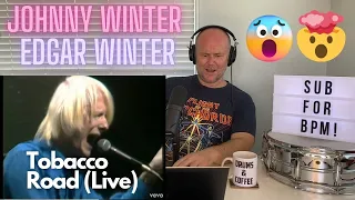 Drum Teacher Reacts: Johnny Winter, Edgar Winter - Tobacco Road (Live)