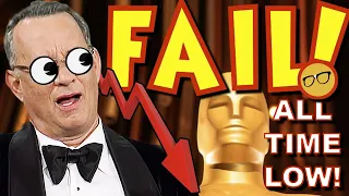Hollywood PANIC | Oscar Ratings FAILURE! Sink To All Time LOW