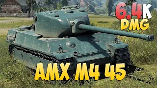 AMX M4 45 - 5 Kills 6.4K DMG - Elementary! - World Of Tanks