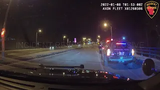 Dash Cam: Milwaukee Police Pursuit on January 8, 2022