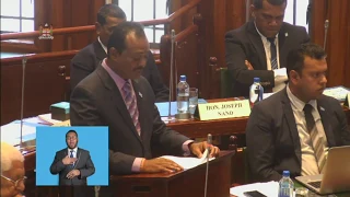 Fijian Assistant Minister for Local Government delivers ministerial statement