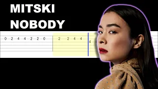 Mitski - Nobody (Easy Guitar Tabs Tutorial)