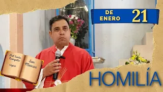 EVANGELIO DE HOY sábado 21 de enero del 2023 - Padre Arturo Cornejo