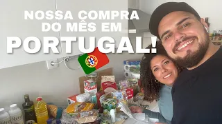 COMPRAS DO MÊS EM PORTUGAL PARA CASAL#vidaemportugal2022 #imigrantes2022