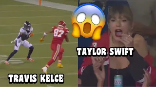 Taylor Swift GOES CRAZY after Travis Kelce’s HUGE CATCH & RUN 😳 Broncos Vs Chiefs 2023 highlights