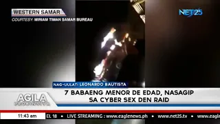 7 babaeng menor de edad, nasagip sa cyber sex den raid