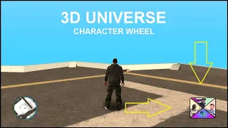 GTA 3d universe character wheel for gta san andreas