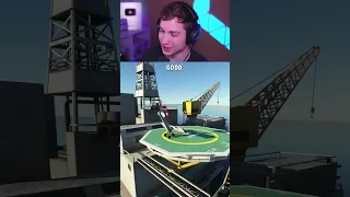 Landing a Plane on an Oil Rig Helipad!