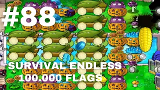 Plants Vs Zombies Survival Endless 100.000 Flags #88 | 1740 - 1760 Flags