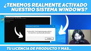 Ver HASTA cuando TENEMOS ACTIVADO Windows y Ver LICENCIA de PRODUCTO ORIGINAL y MAS #WINDOWS10