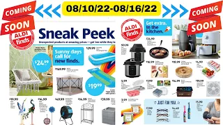 Aldi* Sneak Peek Ad* 08/10/2022 - 08/16/2022 | Shop with Me #aldiupnewcoming #aldi2022 #aldinewfinds