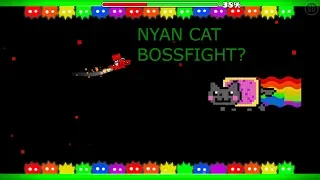 EPIC NYAN CAT BOSSFIGHT? Geometry Dash - SuperArcade By Guabaya (2 Coins)