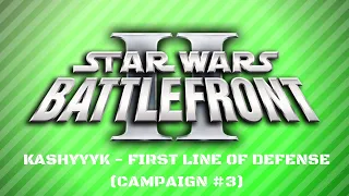 Star Wars Battlefront 2 2005 - Campaign #4 Kashyyyk Orbit - First Line Of Defense