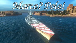 World of Warships Blitz - Italian premium battlehship "Marco Polo" review