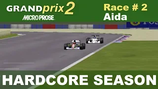Microprose Grand Prix 2 - Race #02 -  Aida (Hardrcore Season)