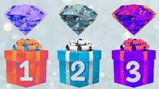 ESCOLHA UM PRESENTE 🎁🎈 CHOOSE YOUR GIFT🎁 ELIGE TU REGALO🎁 PILIH KADO🎁  DIAMOND 3