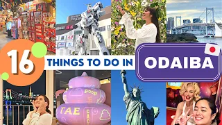 16 things to do in  ODAIBA, TOKYO 🤖 (Japan Travel Guide)