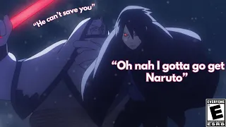 When SASUKE almost got JUMPED by Momoshiki and Kinshiki | Boruto