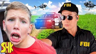 SuperheroKids: I Got Hunted by the FBI GUYS (Episodes 5-7) SHK Movie Compilation