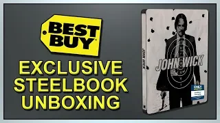 John Wick Best Buy Exclusive Blu-ray SteelBook Unboxing