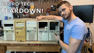 Vintage Computer Teardown and Test: Let's check out the Baby AT towers from the Franklin eWaste haul