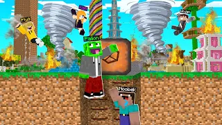 BUNKIER WOJANOWIC vs TORNADO w Minecraft! 😱💀