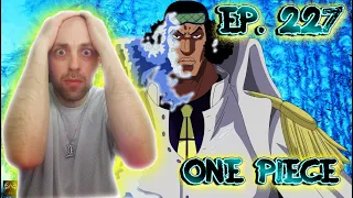 СИЛА АДМИРАЛА АОКИДЗИ !!! | Ван-пис ► 227 серия | Реакция на аниме | One Piece