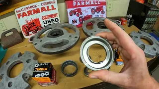 Farmall Super M Wheel Swap Continues - Finding Bearings & Fabricating New Pieces!