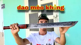 Dao Mèo Sinh Tồn Khủng - Ch.é.m Sắt Đá Luôn | Huynh kha TV