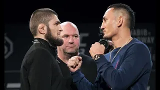 Khabib Nurmagomedov vs. Max Holloway Funny Moment 😂😂😂😂