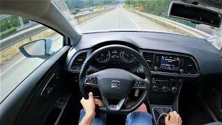 🔥 Seat Leon 3 FR 5F III 2.0 TDi 150 2013 POV Driving HD 4K - سيات ليون