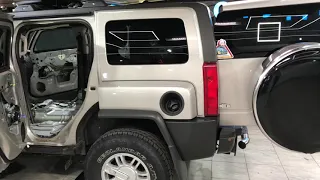 Hummer H3 обзор заводской шумоизоляции и установка дополнительных шумоизоляционных материалов в авто