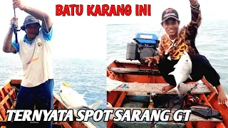 MANCING DI SPOT KARANG TERNYATA SARANG IKAN GT // BINTANG SAMBIJA