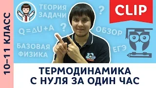 Термодинамика незамкнутых процессов с нуля за 1 час | Физика, подготовка к ЕГЭ | 10, 11 класс