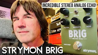 INCREDIBLE ANALOG STEREO DELAY TONES! Strymon BRIG