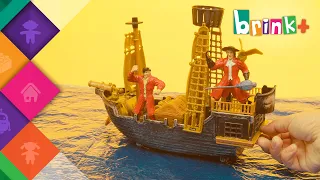 NAVIO PIRATA PÉROLA AZUL | EM BUSCA DO TESOURO- Brink+