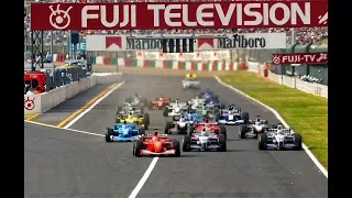 F1 2001 Japanese Grand Prix highlights review Finale