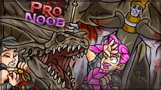 UNDEAD DRAGON BAD - Pro and Noob VS Dragons Dogma Dark Arisen! (Dark Bishop Fight)