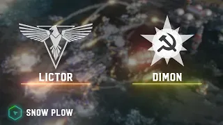 LiCtor(A) vs Dimon(S) - Snow Plow - Red Alert 3