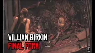 William Birkin Train Final Boss Final Form (2nd walkthrough) - Resident Evil 2 Remake