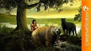 The Jungle Book - Speed art (#Photoshop) | CreativeStation