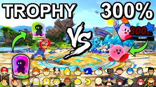 Which Assist Trophy Can K.O. Kirby At 300% ? - Super Smash Bros. Ultimate