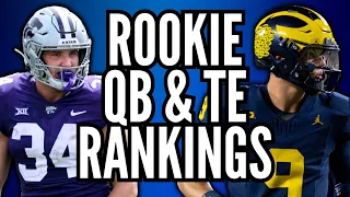 Dynasty Rookies: Top 5 Quarterback & Tight End Rankings