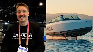 Candela C-8 Electric Hydrofoil boat yacht CES 2023
