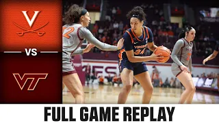 Virginia vs. Virginia Tech Full Game Replay | 2022-23 ACC Women’s Basketball
