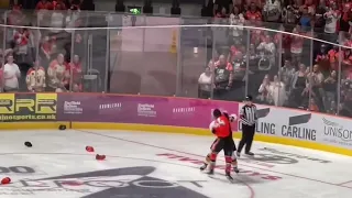 Fight at Sheffield Steelers V Nottingham Panthers.