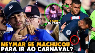 🚨VERDADE OU MENTIRA!? AFINAL NEYMAR SEMPRE SE MACHUCOU PARA IR AO CARNAVAL?